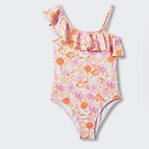 Mango Floral Swimsuit for Girls